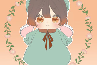 draw chibi anime character for you