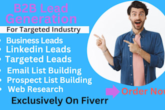 provide targeted b2b email lead generation for any industry