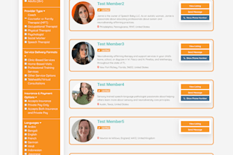 do custom search functionality for brilliant directories