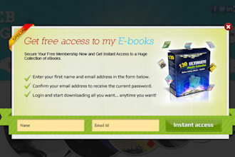 design an opt in overlay form and installation