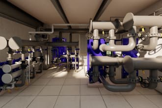 provide 3d model revit mep