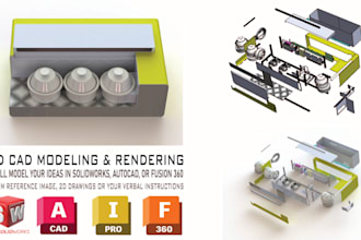 model your ideas in solidworks, autocad, inventor, or fusion 360