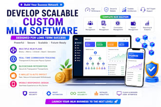 build scalable MLM software with advanced features and secure architecture