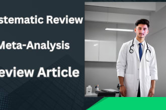 do systematic review, meta analysis and medical writing