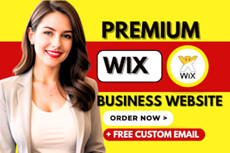 build wix website design, redesign, wix website development for small business