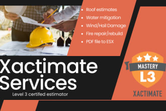 write xactimate insurance claim estimate