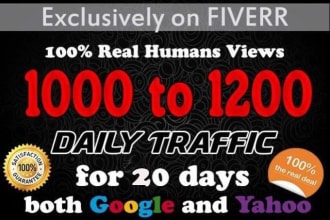 drive real organic traffic, quality visitors