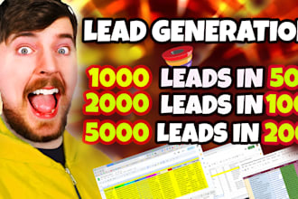 do leads in any industry,data scrapping