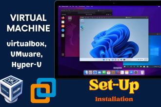 remotely set up vmware, virtualbox, hyper v virtual machines