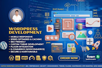 build a unique worpress website for you