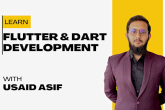 teach, or help you to learn flutter and dart to make apps