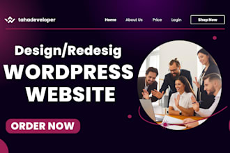 design,redesign wordpress website fast,responsive,and high converting website