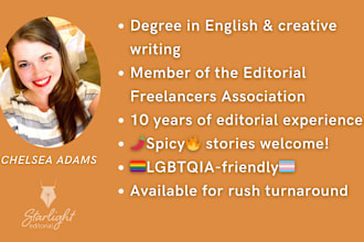proofread your thriller or mystery novella or novel