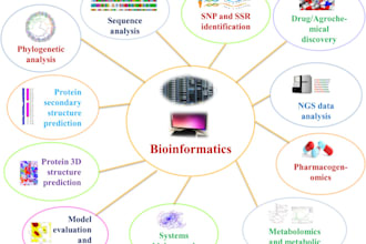 do the assignments, research analysis in bioinformatics and proteomics