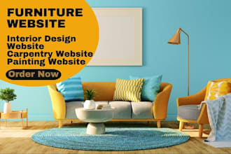 build an interior design furniture and home decor website