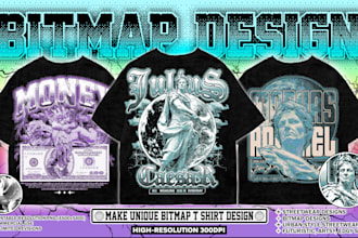make bitmap streetwear t shirt designs