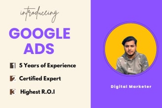 set up run and optimize google ads campaigns