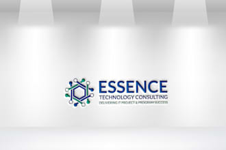 make creative unique technology and government logo design