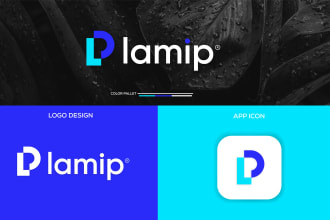 design modern minimalist fintech tech startup app saas logo