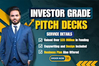 create investor grade pitch decks that raises funds