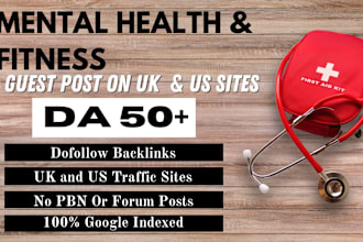 publish mental health guest post and fitness guest blog on UK sites