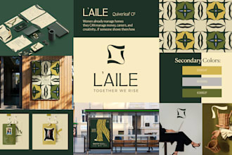 create art direction and visual identity, brandbook, and branding guidelines