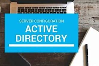 setup, configure and troubleshoot your active directory