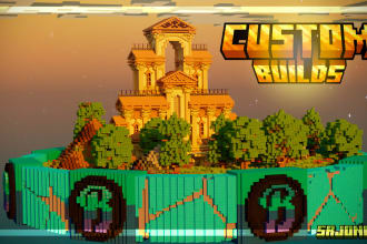 build a spawn, hub or map for your minecraft server
