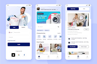 build on demand laundry app, dry cleaning app, home service app, laundry website