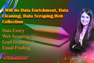 data enrichment, data cleaning, data scraping,web collection