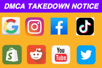 remove copyright content from tiktok,reddit,ig,fb,yt,google,twitter under dmca