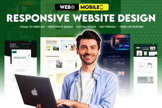 design, redesign or update responsive squarespace websites