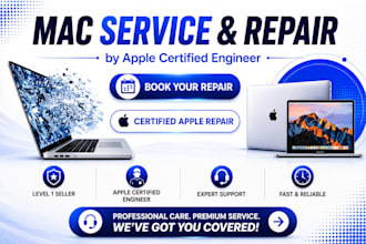 repair, fix your mac os, macbook computer, laptop, pc remotely
