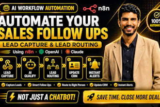 automate your sales follow ups and lead routing using n8n ai