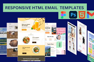 create an HTML email template, responsive HTML email
