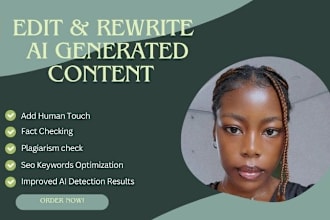 proofread, rewrite, edit and humanize your ai content