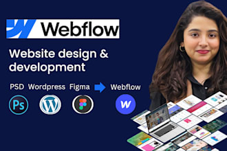 develop professional webflow website for maximum conversions