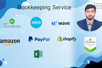 do bookkeeping, error fixing, bank reconciliation in quickbooks, xero and wave