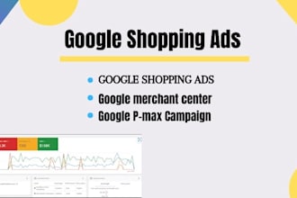 set up google merchant center and shopping ads campaign