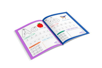 create alphabet tracing, search words, children worksheet, and cross words