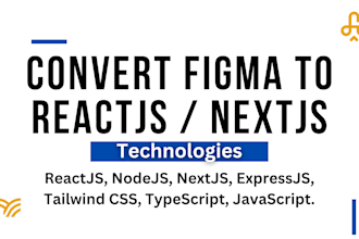 bring your designs from figma or xd to reactjs or nextjs development, node app