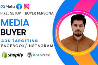 be a media buyer for facebook meta ads and integrate pixel