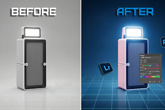 do quick professional photoshop editing, remove background, edit product images