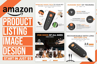 design amazon product listing images and infographic design