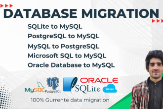database migration for mysql, postgres, mssql, sqlite, oracle