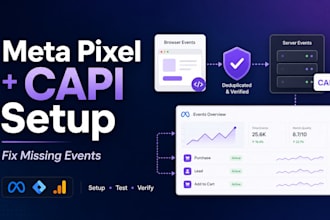fix or set up meta pixel and facebook capi