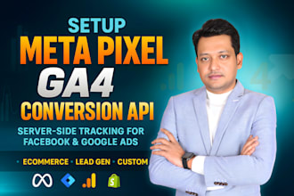 fix setup facebook meta pixel conversion API ga4 google analytics 4 GTM tracking