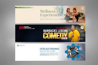 design a professional linkedin cover photo and banner