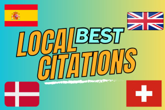 do 120 local citations for UK, new zealand, spain, denmark