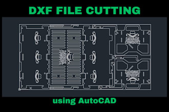 create cnc laser cutting dxf files